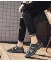 Nuevo desgaste exterior hueco casual bolsa cabeza zapatos de vadear de los hombres zapatillas deportivas - details 14