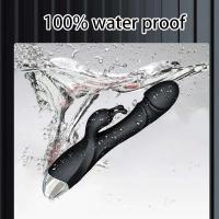 Potente vibrador de punto G de conejo para mujer, estimulador de clítoris, masaje de pezones y vagina, consolador masturbador femenino, juguete sexual silencioso para adultos - details 4