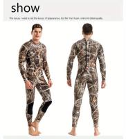 Traje Completo De Neopreno Para Hombre, Con Mangas Largas Y Cremallera Trasera, De 3 Mm De Grosor Para Protección Contra El Frío - details 13