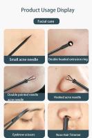 Juego de cortaúñas de 23 piezas, herramienta de manicura profesional, herramienta para el cuidado de los pies, Kit de aseo para el cuidado de las uñas con lujoso estuche de viaje, regalos - details 9