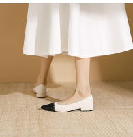 Nuevo estilo elegante de celebridad, cadena dorada, zapatos individuales de tacón bajo, zapatos individuales casuales - details 18