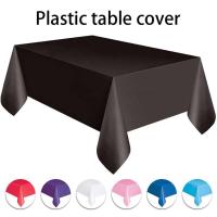 Mantel de Mesa Desechable de Plástico Ideal para Fiestas de Cumpleaños, Bodas, Navidad - details 1