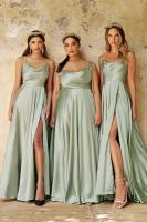 Vestido vaquero tres elegantes para mujer, cuello alto, espalda descubierta, cremallera trasera, estilo formal, moda cómoda 2025 - details 36