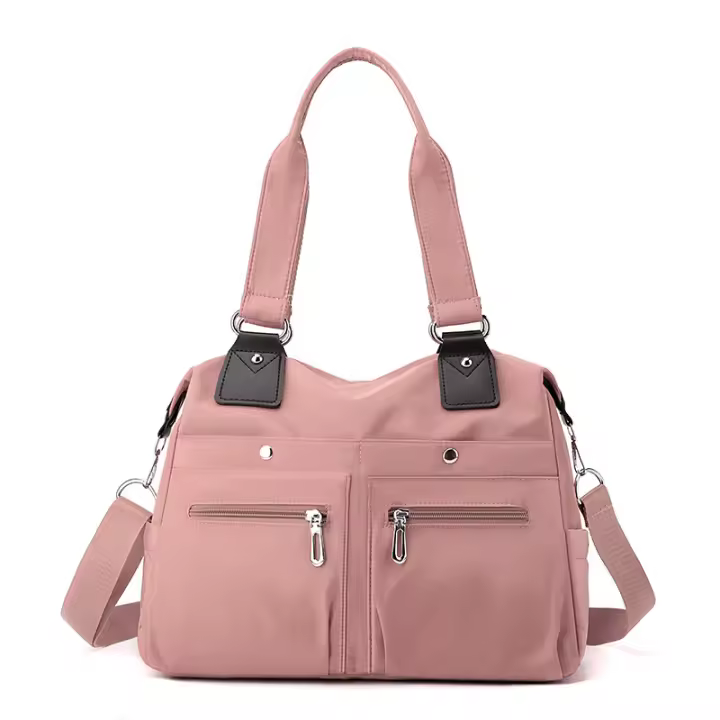 Bolsos de gran capacidad de moda rosa, bolsos para un solo hombro - 1