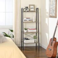 Estantería de 5 Niveles, Librería Industrial, Fácil de Montar, para Salón, Dormitorio, Cocina, Marrón Rústico y Negro LLS45X - details 12
