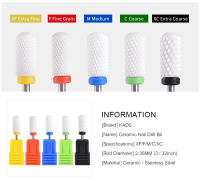 KADS Brocas de cerámica para manicura y pedicura, pulidor de limas de uñas, accesorios de equipo - details 2