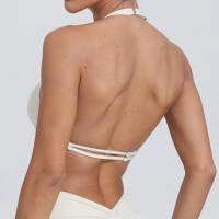 Camiseta sin mangas de Yoga con doble botón ajustable para mujer, Top deportivo ajustado y transpirable, sujetador de gimnasio para correr al aire libre de secado rápido - details 4