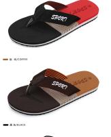 Zapatillas de hombre informales a la moda para interiores, zapatillas de inglete con Clip de verano, zapatos transpirables para hombre, sandalias de bloque de Color para el hogar, talla 40-47, novedad de 2024 - details 4