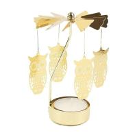 Velas Giratatorias de Metal en Formas de Copo de Nieve y Ángel Portavelas para Té Romántico, Boda, Decoración del Hogar en Navidad - details 14
