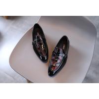 Zapatos de cuero de estilo británico para niños, calzado de tacón bajo, Punta puntiaguda, versátil, para boda - details 7