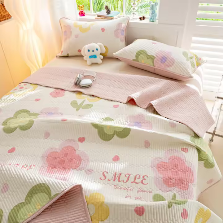 Juego de Cama de Algodón Puro para Niños Sábana de Tatami de Temporada Completa - 1