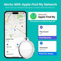 Mini rastreador GPS para sistema Apple iOS, Find My App, Air Tag, buscador de niños, rastreador de pérdida de bolsa de bicicleta para mascotas, Airtag Bluetooth inteligente - details 1