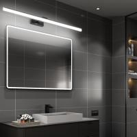 Lámpara LED de 32W Lámpara de espejo Aplique Blanco Frio 6000K Luz natural para Espejo Muebles de Maquillaje Aparato Montado en la Pared, Negro, 120CM - details 106