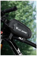 WEST BIKING-bolsa impermeable para cuadro delantero de bicicleta, con logotipo reflectante, para tubo superior de MTB, almacenamiento multicapa, accesorios para ciclismo - details 15