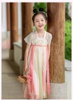 Chicas de rendimiento, conjunto de estudiantes de escuela primaria, disfraz de actuación de estilo antiguo chino para niños, disfraz Tang, Hanfu, OEM - details 15