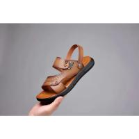 Sandalias de verano para hombre, cómodas sandalias de cuero con plataforma para exteriores, suela suave antideslizante, zapatos informales de trekking para verano, zapatos de playa para niño - details 16