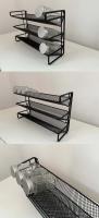 Organizador de especias de 3 niveles, soporte de hierro para encimera, armario, despensa, puerta de pared, 21 botellas - details 6