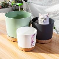 Macetas ligeras y grandes para plantas de interior y exterior, macetas de plástico grandes con drenaje - details 0