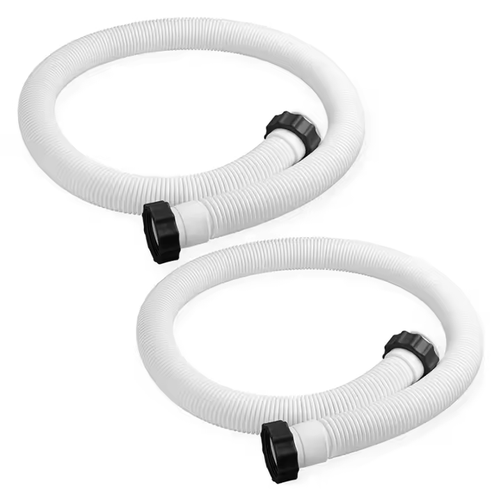 Manguera de repuesto para bomba de piscina, 2 uds., 1,5 pulgadas de diámetro, 59 pulgadas de largo, manguera de bomba de filtro de piscina para bombas de filtro INTEX 29060E - 1