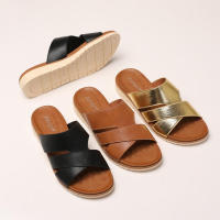 Sandalias plateadas de moda para mujer GIOIO, zapatillas de verano de suela gruesa para hacer caca - details 0