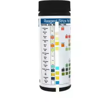 Papel de prueba de urinálisis URS-14, tiras reactivas de cetona, tiras de prueba de orina, leucocitos, nitrito, urobilinógeno, proteína pH 100 piezas - details 4