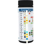 Papel de prueba de urinálisis URS-14, tiras reactivas de cetona, tiras de prueba de orina, leucocitos, nitrito, urobilinógeno, proteína pH 100 piezas - details 4