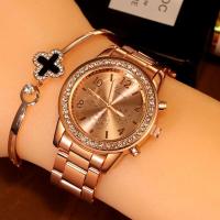 Reloj de Pulsera de Acero Cristal Leten Reloj de Lujo Clásico Geneva para Mujeres Joyería Formal - details 4