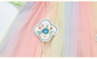 Hanfu colección de verano 2025 nuevo vestido chino antiguo súper inmortal para niñas pequeñas falda estilo Tang para niños - details 23