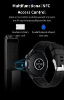 GT8 reloj inteligente con 4 modos deportivos, dispositivo con NFC, medición del ritmo cardíaco, pantalla completa de alta definición, Control táctil - details 8