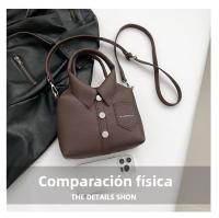 Nueva camisa versátil de moda 2025 con diseño de lichi para mujer, bolso de diseño simple con un solo hombro para mujer - details 5