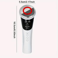 1pc 4 en 1 guía de calor de luz fría portátil, limpiador de poros de cuidado de la piel caliente y caliente multifuncional cómodo y portátil, masajeador de belleza facial, adecuado para novia o esposa - details 5