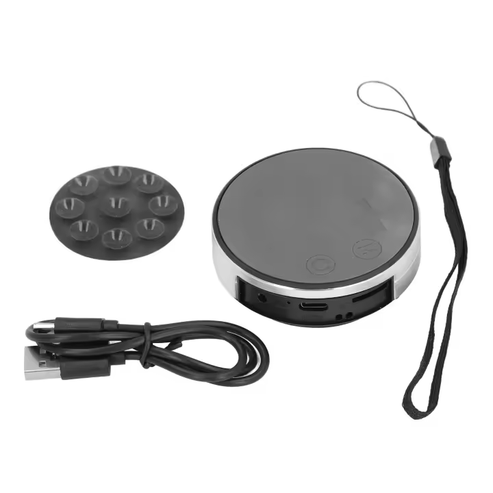 Altavoz de conducción ósea estéreo mini reproductor de música portátil impermeable para viajes en casa al aire libre plata - 1