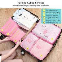 Bolsas organizadoras para maletas, 6 piezas, impermeables, incluye cubos de embalaje, 3 bolsas de compresión - details 38