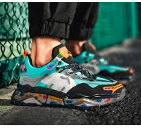 Zapatos deportivos de marca para hombre, zapatillas deportivas informales transpirables para exteriores, zapatos de aumento cómodos para correr, zapatillas gruesas - details 14