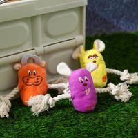 Juguete de Peluche de Dibujos Animados para Mascotas Pequeñas Muñeco de Perro y Gato con Sonido Interactivo para Limpieza de Dientes Recomendado para Todas las Raças de Perros y Gatos Hecho en China - details 3