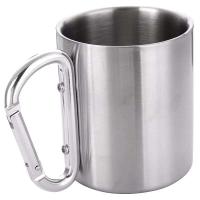 Taza de Acero Inoxidable de 300ml Cerradura Automática Ideal para Viajes, Camping, Senderismo, Escalada Cocina y Comedor - details 6