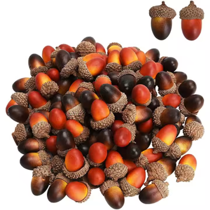 Mini Campanillas Artificiales 100 Piezas con Gorro Dos Colores Ideal para Manualidades, Bodas, Decoración del Hogar - 1
