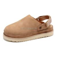 Nuevos zuecos Golden Coast de alta calidad para mujer con sandalias de verano antideslizantes 35-44 #   mula de hombre de ante de vaca real - details 1