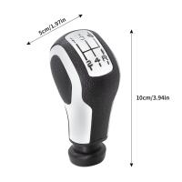 Pomo Palanca de Cambios con Adaptador para coche, dispositivo para Peugeot 106, 107, 205, 206, 207, 301, 306, 307, 308, 406, 407, 408, 508, 605, 806, 807, 2008, 3008, Citroen C2, C3, C4, C5, Picasso, Saxo, Xsara, Elysee, 5 Velocidades - details 2