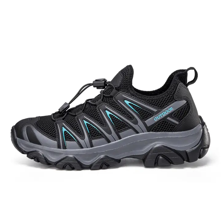 Zapatos de senderismo para hombre, ligeros, transpirables, zapatos para caminar, calzado antideslizante para exteriores - 1