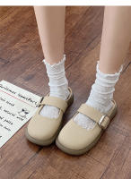 Baotou zapatillas mujer verano desgaste sentido avanzado, la nueva celebridad de Internet super fuego versátil fondo suave medio pie zapatillas - details 3