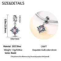 Encanto Clásico de Plata Esterlina S925 - Romántico Pulsera de 3mm con Zirconio - Ideal para Joyería DIY para Mujeres - details 26