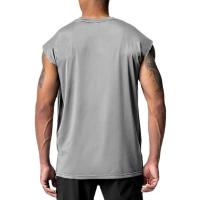 Chaleco transpirable suelto de verano para hombre, camiseta informal de culturismo, Top de malla, ropa de gimnasio - details 2