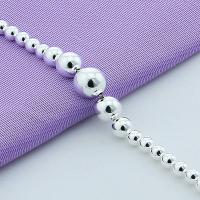 -pulsera de plata de ley 925 para mujer, cuentas de Buda, tamaño degradado, joyería de compromiso, regalo de boda - details 4