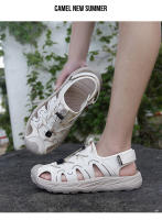 Sandalias de Cuero de Vaca Casuales de Gran Tamaño Zapatos de Playa de Verano para Hombres - details 17
