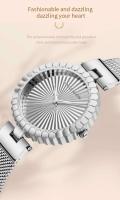 Reloj de Pulsera de Cuarzo de Lujo para Damas Movimiento Japonés, Resistente al Agua, Alta Gama, Tira de Acero, Correa de Cuero - details 3
