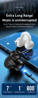 Mini auriculares inalámbricos con Clip para la oreja, audífonos de música de graves HIFI, Bluetooth, auricular deportivo único con micrófono táctil, auricular de negocios - details 7