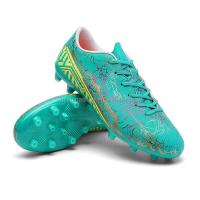Tacos de fútbol descalzos de cuero genuino, plantilla de TPU de malla superior personalizable, tallas estadounidenses al por mayor para invierno y primavera, nuevo diseño 2024 - details 1