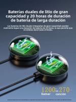 Auriculares Bluetooth 5.3 para Casco de Moto Sonido Estéreo HD, Cancelación de Ruido, 20h Autonomía, 30mm Altavoces, Impermeable Ideal para Viajes y Llamadas Claras - details 2
