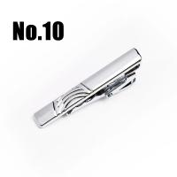 Nuevo Clips para corbata clásicos simples de 4cm, accesorios de Pin diario de Metal para hombre, regalo - details 12